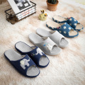 cheap wholesale High Quality China household floor cotton fabric flat open toe slippers